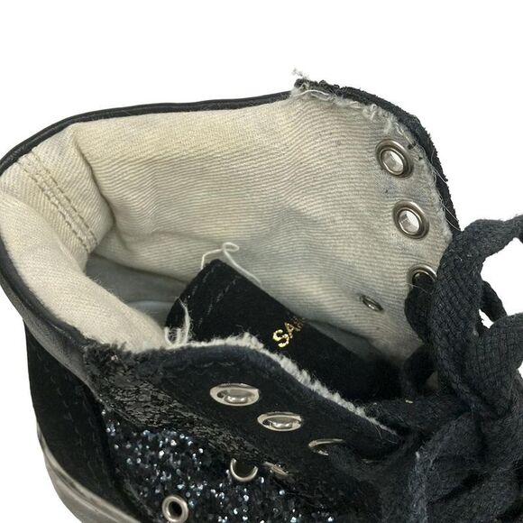 Saint Laurent Paris Sneakers 36 1 2 Women'S - 484905 Black Heart